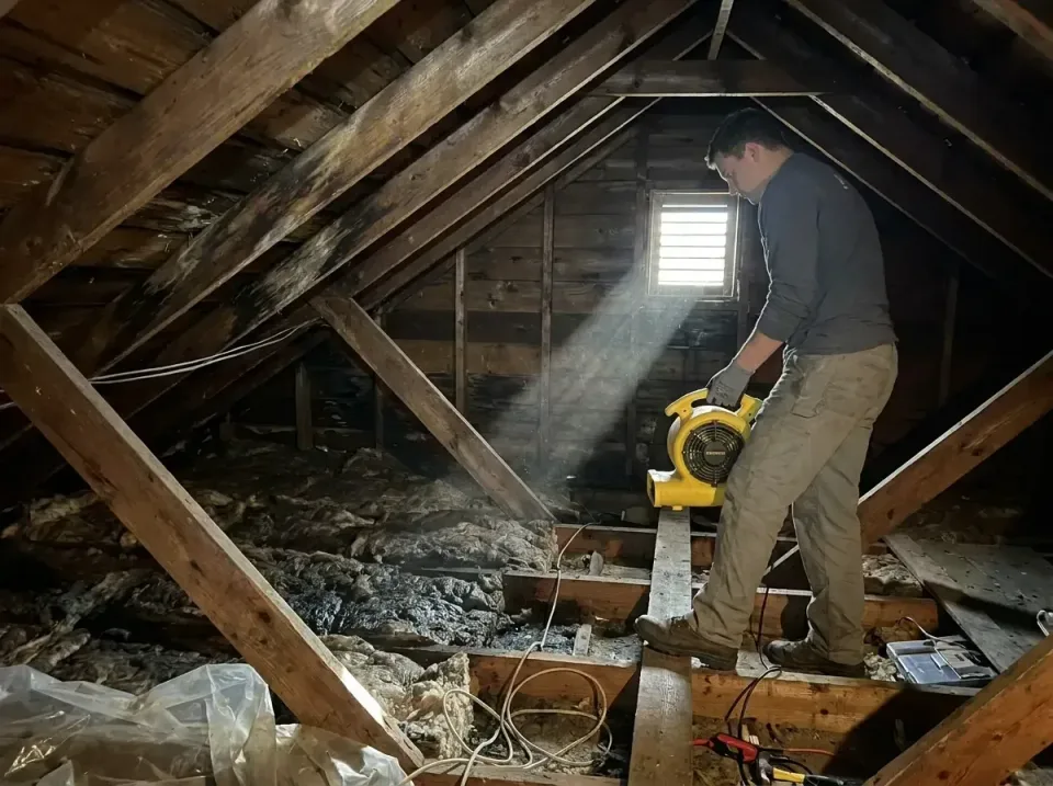 attic-water-damage-drying-proc-007 — frequently asked questions, Emergency Water Extraction & 24/7 Flood Response in Palm Ba…